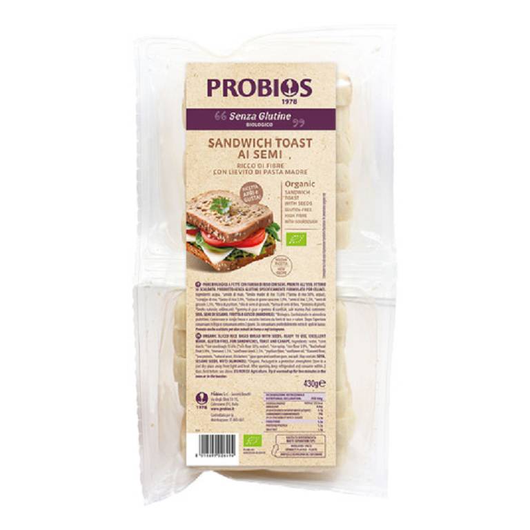 PROBIOS PANE SANDWICH TOAST 3S